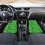 I Love Dogs Car Floor Mats (FPD Green, Front & Back) - FREE SHIPPING I Love Dogs Car Floor Mats (FPD Green, Front & Back) - FREE SHIPPING