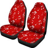 Musical Notes Design #1 (Red) Car Seat Covers - FREE SHIPPING Musical Notes Design #1 (Red) Car Seat Covers - FREE SHIPPING