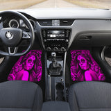 Calavera Fresh Look Design #2 Car Floor Mats (Pink Easy On The Eyes Rose, Front & Back) - FREE SHIPPING Calavera Fresh Look Design #2 Car Floor Mats (Pink Easy On The Eyes Rose, Front & Back) - FREE SHIPPING