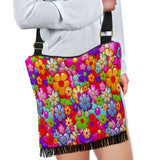 Flower Power Cross-Body Boho Handbag (Red) - FREE SHIPPING Flower Power Cross-Body Boho Handbag (Red) - FREE SHIPPING