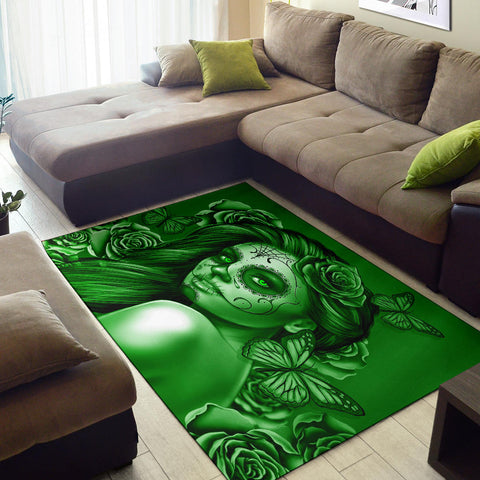 Calavera Fresh Look Design #2 Floor Covering (Horizontal, Green Lime Rose) - FREE SHIPPING Calavera Fresh Look Design #2 Floor Covering (Horizontal, Green Lime Rose) - FREE SHIPPING