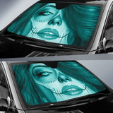 Calavera Fresh Look Design #3 Auto Sun Shade (Ice Blue Aquamarine) - FREE SHIPPING Calavera Fresh Look Design #3 Auto Sun Shade (Ice Blue Aquamarine) - FREE SHIPPING