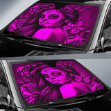 Calavera Fresh Look Design #2 Auto Sun Shade (Pink Easy On The Eyes Rose) - FREE SHIPPING Calavera Fresh Look Design #2 Auto Sun Shade (Pink Easy On The Eyes Rose) - FREE SHIPPING
