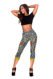 Dragon Con Marriott Carpet Design Capri Leggings (Without Logo) - FREE SHIPPING Dragon Con Marriott Carpet Design Capri Leggings (Without Logo) - FREE SHIPPING