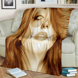 Calavera Fresh Look Design #3 Throw Blanket (Honey Tiger's Eye) - FREE SHIPPING Calavera Fresh Look Design #3 Throw Blanket (Honey Tiger's Eye) - FREE SHIPPING