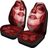Calavera Fresh Look Design #3 Car Seat Covers (Red Garnet) - FREE SHIPPING Calavera Fresh Look Design #3 Car Seat Covers (Red Garnet) - FREE SHIPPING