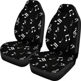 Musical Notes Design #1 (Black) Car Seat Covers - FREE SHIPPING Musical Notes Design #1 (Black) Car Seat Covers - FREE SHIPPING