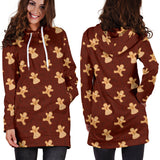 Ugly Christmas Sweater Hoodie Dress - Gingerbread Men Design #1 (Brown) - For Small To Plus Size Divas - FREE SHIPPING Ugly Christmas Sweater Hoodie Dress - Gingerbread Men Design #1 (Brown) - For Small To Plus Size Divas - FREE SHIPPING