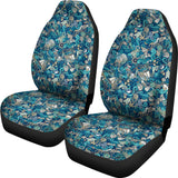 Nautical Design Car Seat Covers (Turquoise) - FREE SHIPPING Nautical Design Car Seat Covers (Turquoise) - FREE SHIPPING