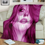 Calavera Fresh Look Design #3 Throw Blanket (Pink Mystic Topaz) - FREE SHIPPING Calavera Fresh Look Design #3 Throw Blanket (Pink Mystic Topaz) - FREE SHIPPING