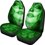 Calavera Fresh Look Design #3 Car Seat Covers (Green Emerald) - FREE SHIPPING Calavera Fresh Look Design #3 Car Seat Covers (Green Emerald) - FREE SHIPPING