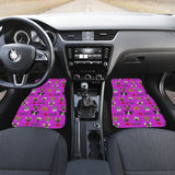 I Love Dogs Car Floor Mats (FPD Lilac, Front & Back) - FREE SHIPPING I Love Dogs Car Floor Mats (FPD Lilac, Front & Back) - FREE SHIPPING