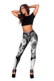 Calavera Fresh Look Design #2 Leggings (Vintage Retro) - FREE SHIPPING Calavera Fresh Look Design #2 Leggings (Vintage Retro) - FREE SHIPPING