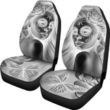 Calavera Fresh Look Design #2 Car Seat Covers (Ghost)  - FREE SHIPPING Calavera Fresh Look Design #2 Car Seat Covers (Ghost)  - FREE SHIPPING