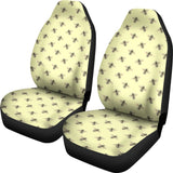 Honey Bees Design #1 Car Seat Covers (Light Yellow)  - FREE SHIPPING Honey Bees Design #1 Car Seat Covers (Light Yellow)  - FREE SHIPPING