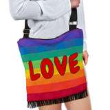 Rainbow Love Cross-Body Boho Handbag- FREE SHIPPING Rainbow Love Cross-Body Boho Handbag- FREE SHIPPING