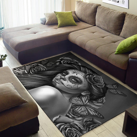 Calavera Fresh Look Design #2 Floor Covering (Horizontal, Vintage Retro) - FREE SHIPPING