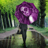 Calavera Fresh Look Design #2 Umbrella (Purple Night Owl Rose) - FREE SHIPPING Calavera Fresh Look Design #2 Umbrella (Purple Night Owl Rose) - FREE SHIPPING