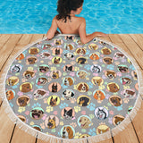 Dogs Galore Beach Blanket - FREE SHIPPING Dogs Galore Beach Blanket - FREE SHIPPING