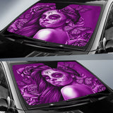 Calavera Fresh Look Design #2 Auto Sun Shade (Purple Night Owl Rose) - FREE SHIPPING Calavera Fresh Look Design #2 Auto Sun Shade (Purple Night Owl Rose) - FREE SHIPPING