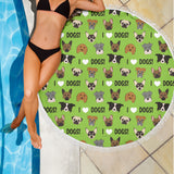 I Love Dogs Beach Blanket (Richmond SPCA Green) - FREE SHIPPING I Love Dogs Beach Blanket (Richmond SPCA Green) - FREE SHIPPING