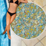 Nautical Design Beach Blanket (Yellow) - FREE SHIPPING Nautical Design Beach Blanket (Yellow) - FREE SHIPPING