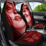 Calavera Fresh Look Design #3 Car Seat Covers (Red Garnet) - FREE SHIPPING Calavera Fresh Look Design #3 Car Seat Covers (Red Garnet) - FREE SHIPPING