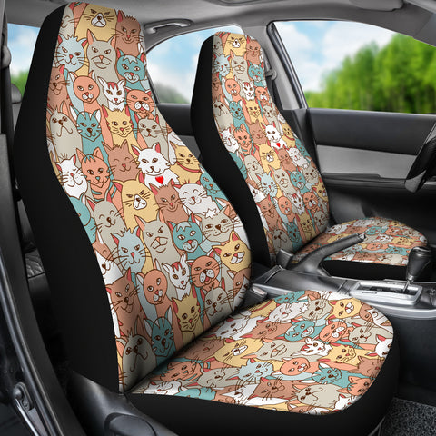 Crazy Cats Car Seat Covers - FREE SHIPPING Crazy Cats Car Seat Covers - FREE SHIPPING
