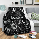 Astronomy Chalkboard Throw Blanket (Black) - FREE SHIPPING Astronomy Chalkboard Throw Blanket (Black) - FREE SHIPPING