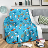 Shark Pattern #2 Throw Blanket - FREE SHIPPING Shark Pattern #2 Throw Blanket - FREE SHIPPING
