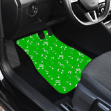 Musical Notes Design #1 (Green) Car Floor Mats - FREE SHIPPING Musical Notes Design #1 (Green) Car Floor Mats - FREE SHIPPING