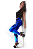 Calavera Fresh Look Design #2 Leggings (Blue Elusive Rose) - FREE SHIPPING Calavera Fresh Look Design #2 Leggings (Blue Elusive Rose) - FREE SHIPPING