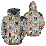 Dogs Galore All Over Hoodie - FREE SHIPPING Dogs Galore All Over Hoodie - FREE SHIPPING
