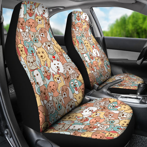 Crazy Dogs Car Seat Covers - FREE SHIPPING