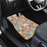 Crazy Dogs Car Floor Mats (Front & Back) - FREE SHIPPING Crazy Dogs Car Floor Mats (Front & Back) - FREE SHIPPING