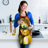 Calavera Fresh Look Design #2 Women's Apron (Yellow Smiley Face Rose) - FREE SHIPPING Calavera Fresh Look Design #2 Women's Apron (Yellow Smiley Face Rose) - FREE SHIPPING