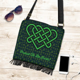 Celtic Knot Proud To Be Irish Design #4 Cross-Body Boho Handbag - FREE SHIPPING Celtic Knot Proud To Be Irish Design #4 Cross-Body Boho Handbag - FREE SHIPPING