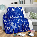 Astronomy Chalkboard Throw Blanket (Midnight Blue) - FREE SHIPPING Astronomy Chalkboard Throw Blanket (Midnight Blue) - FREE SHIPPING