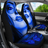 Calavera Fresh Look Design #3 Car Seat Covers (Blue Lapis Lazuli) - FREE SHIPPING Calavera Fresh Look Design #3 Car Seat Covers (Blue Lapis Lazuli) - FREE SHIPPING