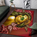 Calavera Fresh Look Design #2 Floor Covering (Horizontal, Yellow Smiley Face Rose) - FREE SHIPPING Calavera Fresh Look Design #2 Floor Covering (Horizontal, Yellow Smiley Face Rose) - FREE SHIPPING