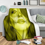 Calavera Fresh Look Design #3 Throw Blanket (Yellow Chrysoberyl) - FREE SHIPPING Calavera Fresh Look Design #3 Throw Blanket (Yellow Chrysoberyl) - FREE SHIPPING
