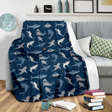 Shark Pattern #1 Throw Blanket - FREE SHIPPING Shark Pattern #1 Throw Blanket - FREE SHIPPING