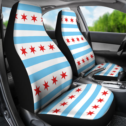 Chicago Flag Car Seat Covers - FREE SHIPPING Chicago Flag Car Seat Covers - FREE SHIPPING