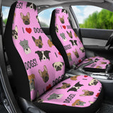 I Love Dogs Car Seat Covers (Richmond SPCA Light Pink) - FREE SHIPPING I Love Dogs Car Seat Covers (Richmond SPCA Light Pink) - FREE SHIPPING