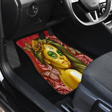 Calavera Fresh Look Design #2 Car Floor Mats (Yellow Smiley Face Rose, Front & Back) - FREE SHIPPING Calavera Fresh Look Design #2 Car Floor Mats (Yellow Smiley Face Rose, Front & Back) - FREE SHIPPING
