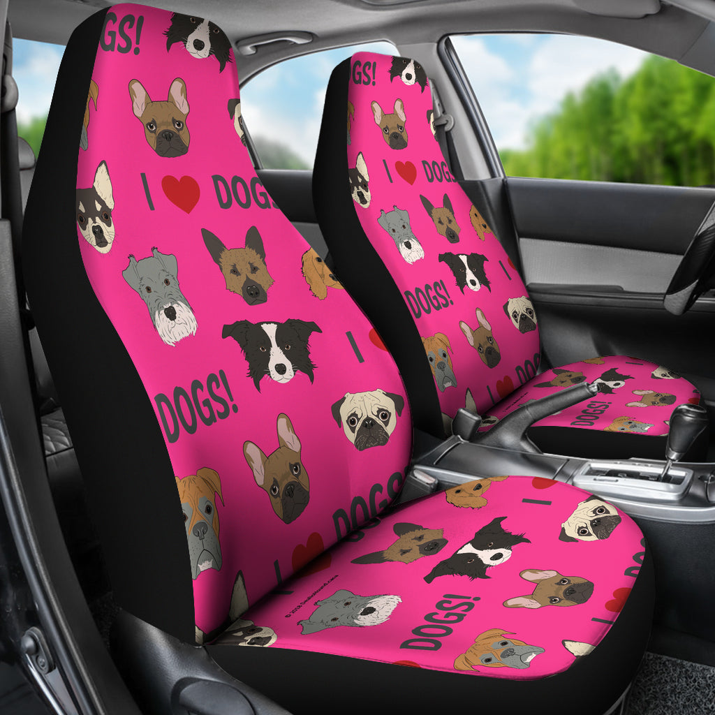 Dachshund Car Seat Belt Cover - Pink Dachshund Car Seat Belt Cover - Pink
