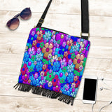 Flower Power Cross-Body Boho Handbag (Blue) - FREE SHIPPING Flower Power Cross-Body Boho Handbag (Blue) - FREE SHIPPING