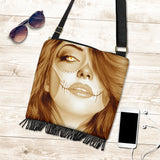Calavera Fresh Look Design #3 Cross-Body Boho Handbag (Honey Tiger's Eye) - FREE SHIPPING Calavera Fresh Look Design #3 Cross-Body Boho Handbag (Honey Tiger's Eye) - FREE SHIPPING