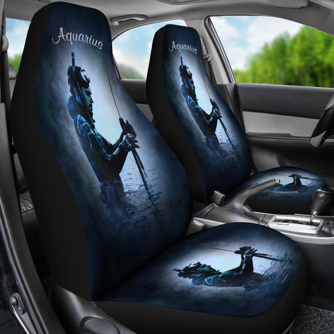 Aquarius Zodiac Sign Car Seat Covers - FREE SHIPPING Aquarius Zodiac Sign Car Seat Covers - FREE SHIPPING