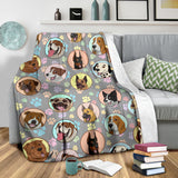Dogs Galore Throw Blanket - FREE SHIPPING Dogs Galore Throw Blanket - FREE SHIPPING